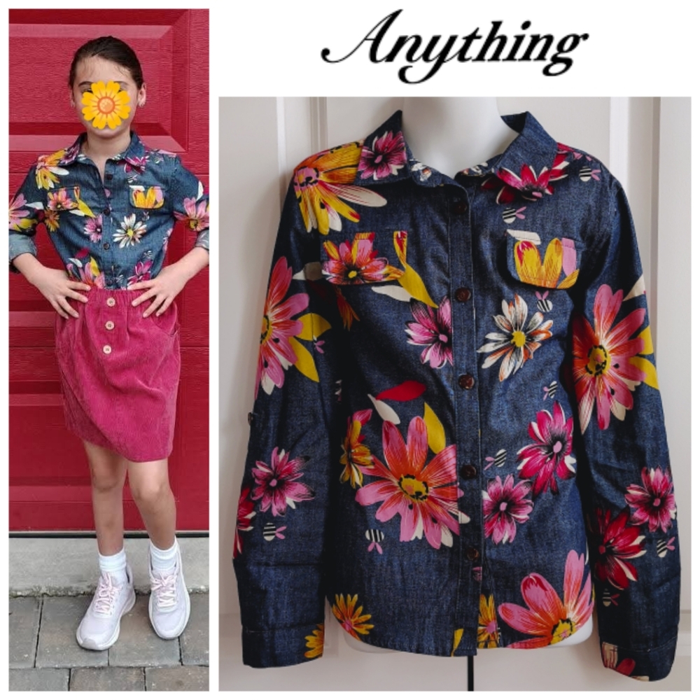 Floral Button Down (Boutique Brand)